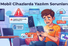 Mobil Cihazlar Genelinde Yaşanan Yazılım Sorunları şeması.