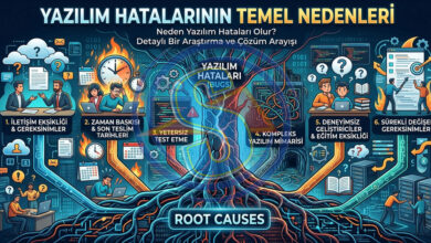 Yazılım Sürecinde Alınan Hatalarının Ana Sebepleri.