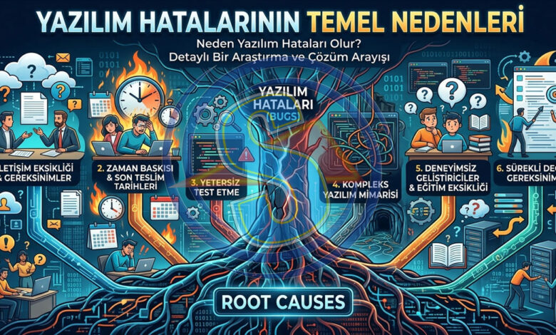 Yazılım Sürecinde Alınan Hatalarının Ana Sebepleri.